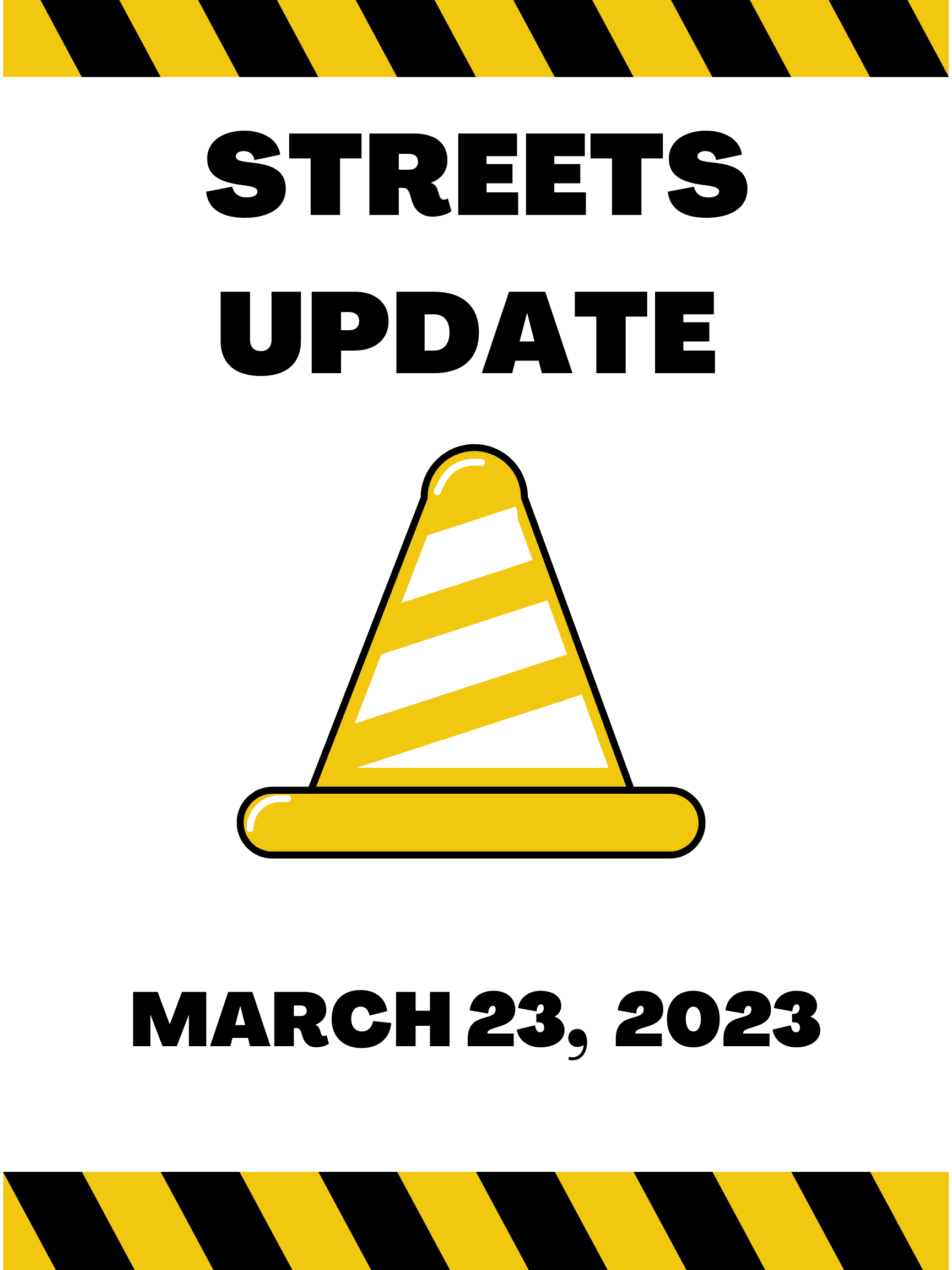 Streets Update Graphic