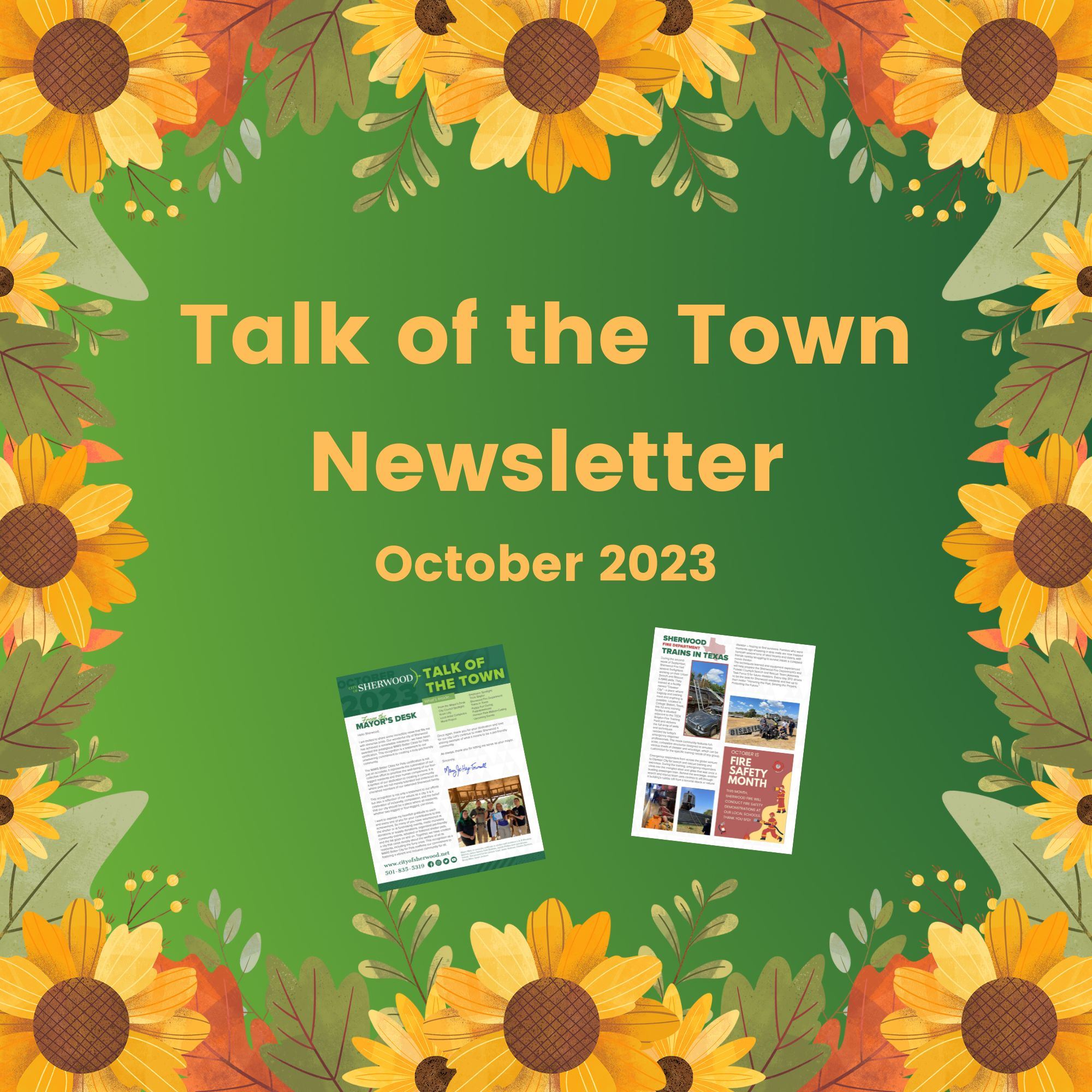 October Newsletter Graphic