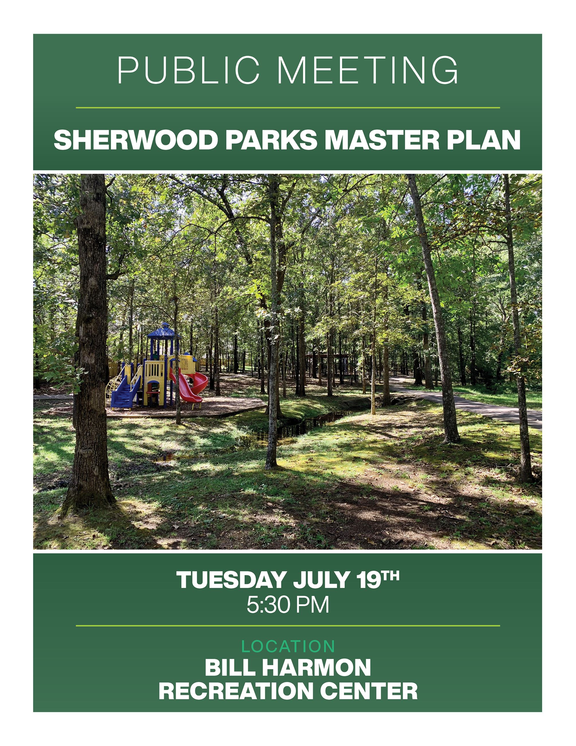 Image of Sherwood Public Meeting Flyer July 19