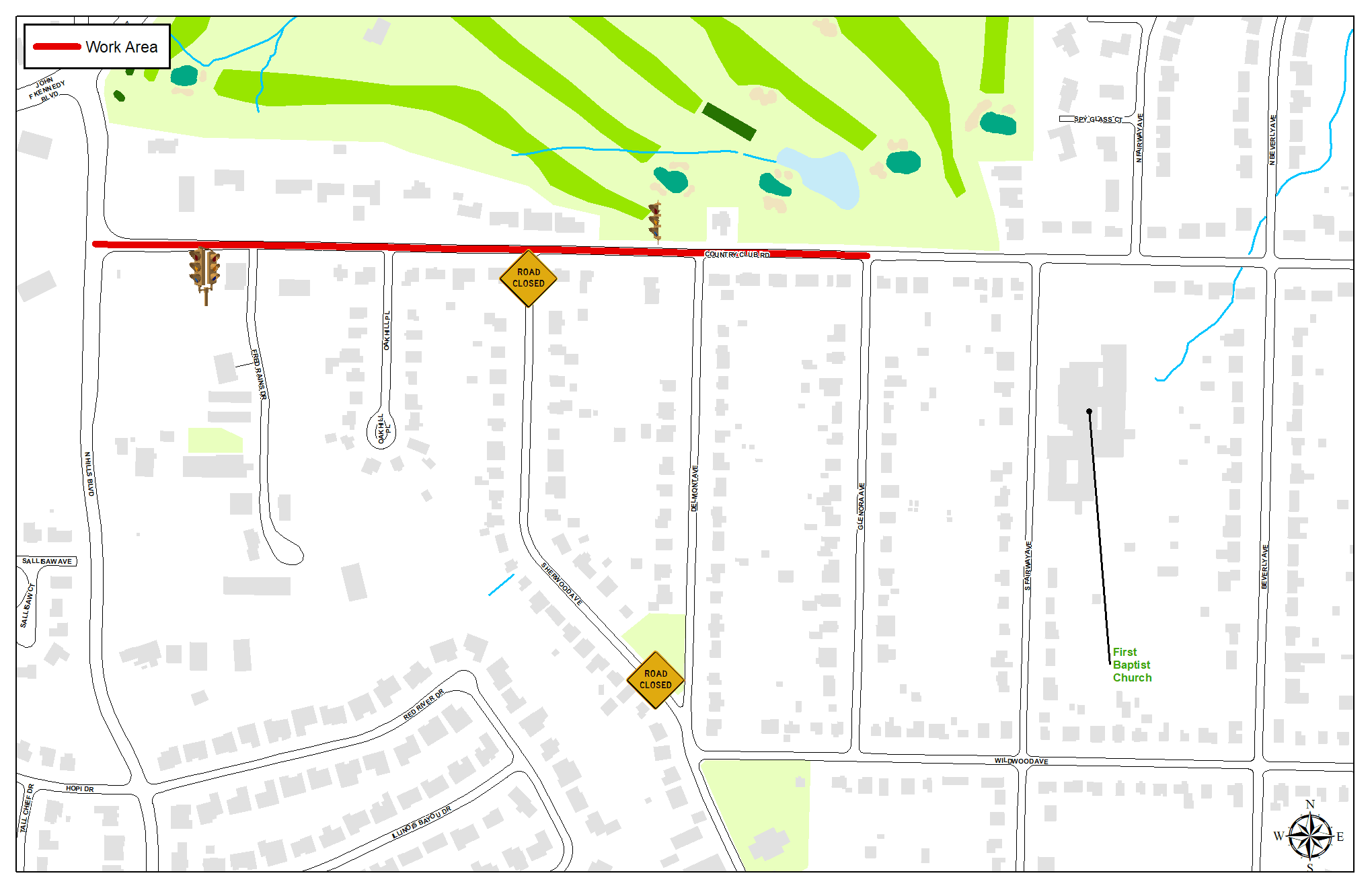 Traffic Light Locations